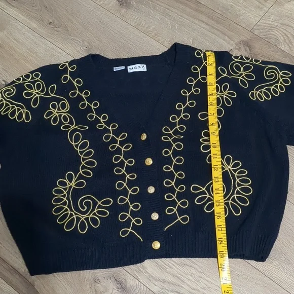 Mexx sweater cardigan cropped length Size Large - Picture 6 of 8